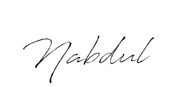 How to make Nabdul signature? Antro_Vectra is a professional autograph style. Create handwritten signature for Nabdul name. Nabdul signature style 6 images and pictures png