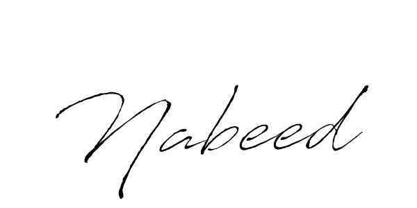 How to make Nabeed name signature. Use Antro_Vectra style for creating short signs online. This is the latest handwritten sign. Nabeed signature style 6 images and pictures png