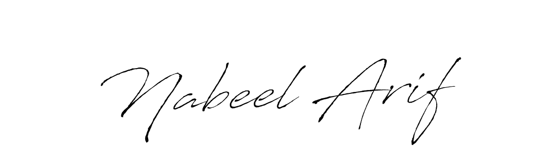 You should practise on your own different ways (Antro_Vectra) to write your name (Nabeel Arif) in signature. don't let someone else do it for you. Nabeel Arif signature style 6 images and pictures png