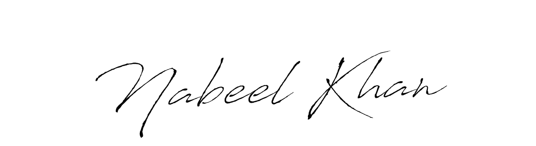 How to make Nabeel Khan signature? Antro_Vectra is a professional autograph style. Create handwritten signature for Nabeel Khan name. Nabeel Khan signature style 6 images and pictures png