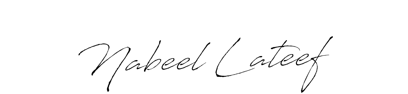 It looks lik you need a new signature style for name Nabeel Lateef. Design unique handwritten (Antro_Vectra) signature with our free signature maker in just a few clicks. Nabeel Lateef signature style 6 images and pictures png