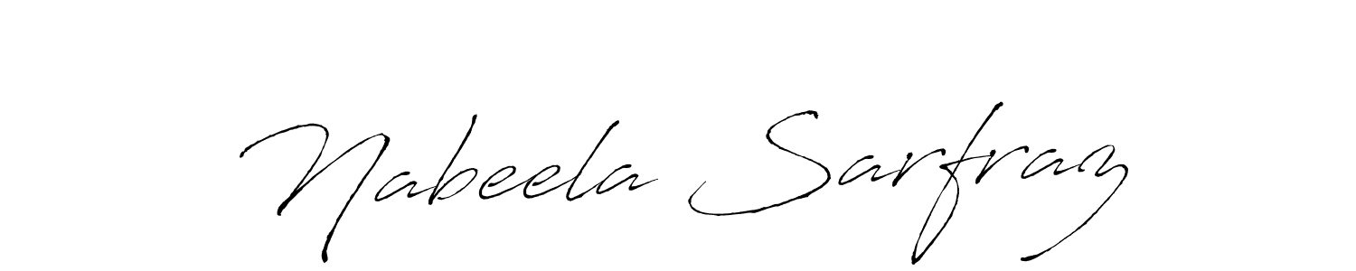 You should practise on your own different ways (Antro_Vectra) to write your name (Nabeela Sarfraz) in signature. don't let someone else do it for you. Nabeela Sarfraz signature style 6 images and pictures png