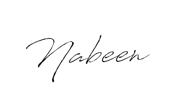 Nabeen stylish signature style. Best Handwritten Sign (Antro_Vectra) for my name. Handwritten Signature Collection Ideas for my name Nabeen. Nabeen signature style 6 images and pictures png