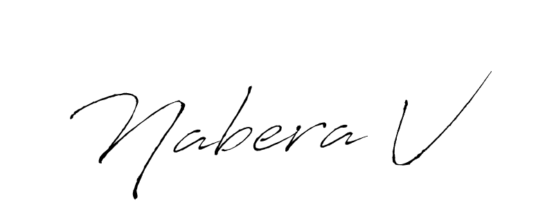 Best and Professional Signature Style for Nabera V. Antro_Vectra Best Signature Style Collection. Nabera V signature style 6 images and pictures png