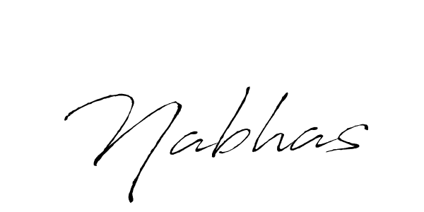 How to make Nabhas name signature. Use Antro_Vectra style for creating short signs online. This is the latest handwritten sign. Nabhas signature style 6 images and pictures png