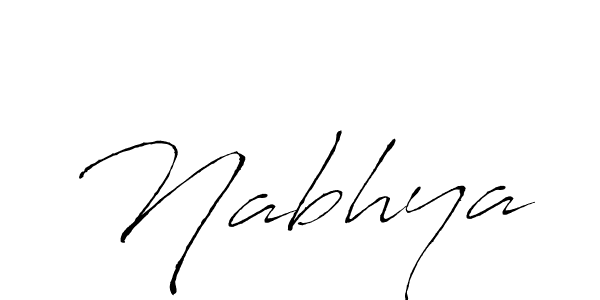 Similarly Antro_Vectra is the best handwritten signature design. Signature creator online .You can use it as an online autograph creator for name Nabhya. Nabhya signature style 6 images and pictures png