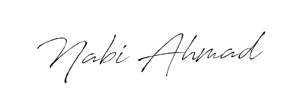 Similarly Antro_Vectra is the best handwritten signature design. Signature creator online .You can use it as an online autograph creator for name Nabi Ahmad. Nabi Ahmad signature style 6 images and pictures png