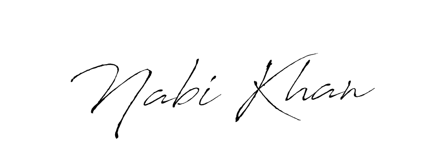 Use a signature maker to create a handwritten signature online. With this signature software, you can design (Antro_Vectra) your own signature for name Nabi Khan. Nabi Khan signature style 6 images and pictures png