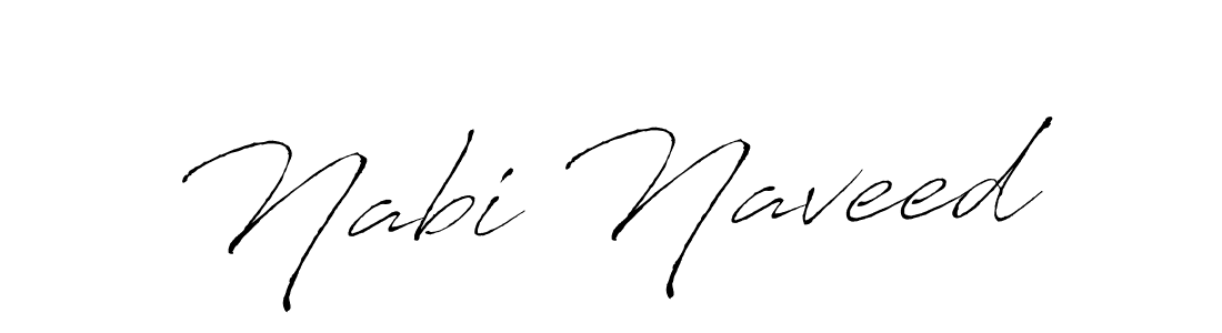 Use a signature maker to create a handwritten signature online. With this signature software, you can design (Antro_Vectra) your own signature for name Nabi Naveed. Nabi Naveed signature style 6 images and pictures png