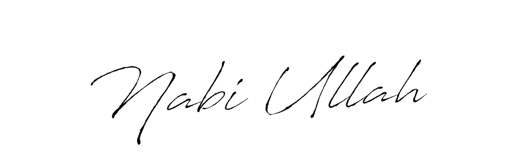 Also we have Nabi Ullah name is the best signature style. Create professional handwritten signature collection using Antro_Vectra autograph style. Nabi Ullah signature style 6 images and pictures png