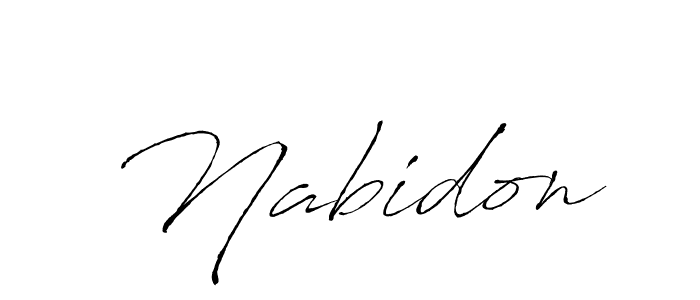 Make a beautiful signature design for name Nabidon. Use this online signature maker to create a handwritten signature for free. Nabidon signature style 6 images and pictures png