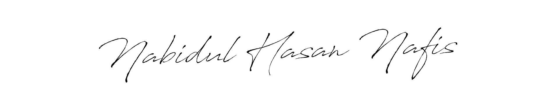 Also we have Nabidul Hasan Nafis name is the best signature style. Create professional handwritten signature collection using Antro_Vectra autograph style. Nabidul Hasan Nafis signature style 6 images and pictures png