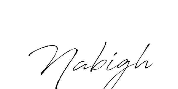 The best way (Antro_Vectra) to make a short signature is to pick only two or three words in your name. The name Nabigh include a total of six letters. For converting this name. Nabigh signature style 6 images and pictures png