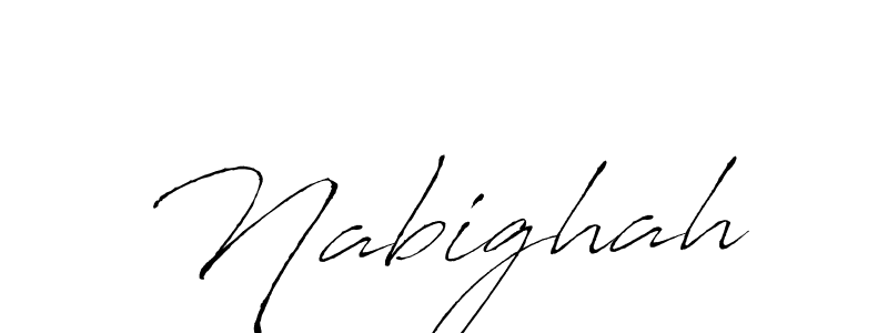 You should practise on your own different ways (Antro_Vectra) to write your name (Nabighah) in signature. don't let someone else do it for you. Nabighah signature style 6 images and pictures png