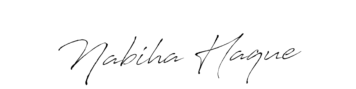 Also we have Nabiha Haque name is the best signature style. Create professional handwritten signature collection using Antro_Vectra autograph style. Nabiha Haque signature style 6 images and pictures png