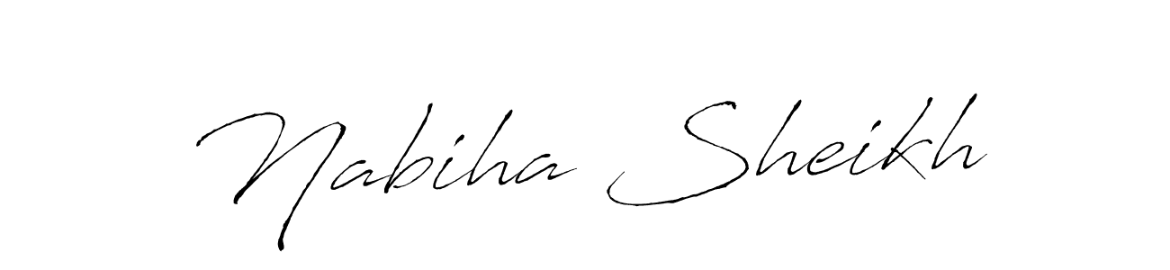 You can use this online signature creator to create a handwritten signature for the name Nabiha Sheikh. This is the best online autograph maker. Nabiha Sheikh signature style 6 images and pictures png