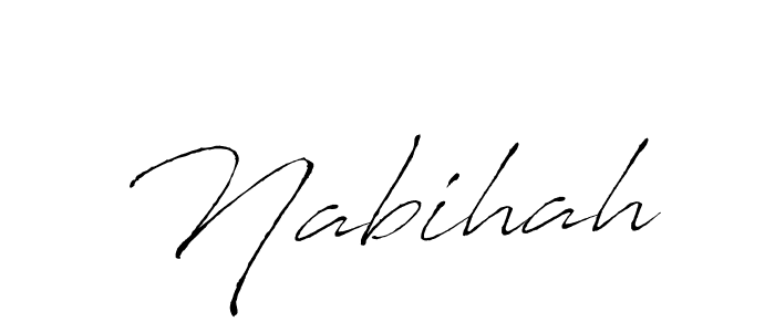 Best and Professional Signature Style for Nabihah. Antro_Vectra Best Signature Style Collection. Nabihah signature style 6 images and pictures png