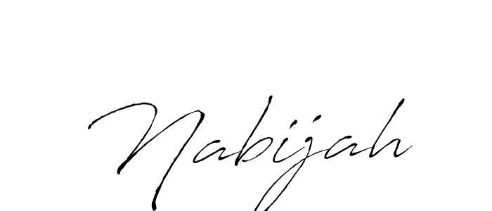 if you are searching for the best signature style for your name Nabijah. so please give up your signature search. here we have designed multiple signature styles  using Antro_Vectra. Nabijah signature style 6 images and pictures png