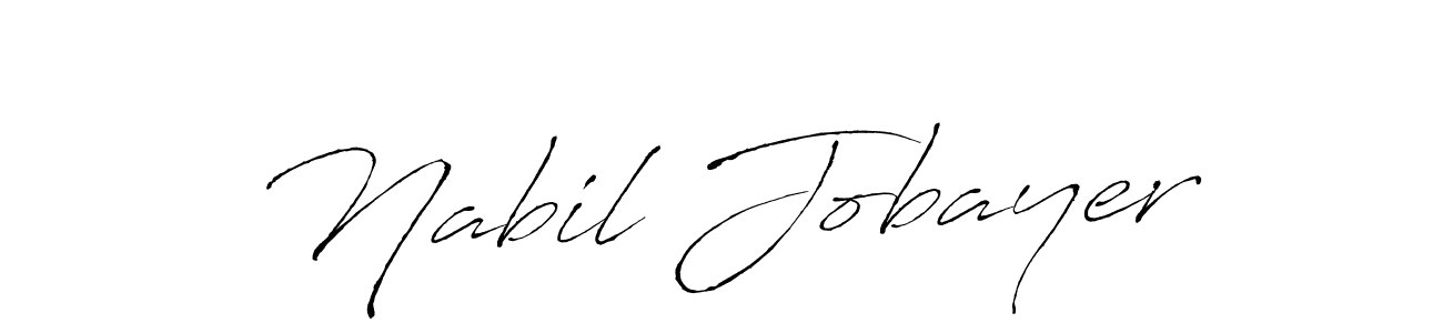Make a beautiful signature design for name Nabil Jobayer. With this signature (Antro_Vectra) style, you can create a handwritten signature for free. Nabil Jobayer signature style 6 images and pictures png