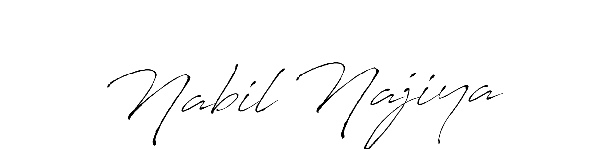 Make a beautiful signature design for name Nabil Najiya. Use this online signature maker to create a handwritten signature for free. Nabil Najiya signature style 6 images and pictures png