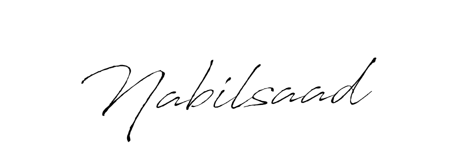 Design your own signature with our free online signature maker. With this signature software, you can create a handwritten (Antro_Vectra) signature for name Nabilsaad. Nabilsaad signature style 6 images and pictures png