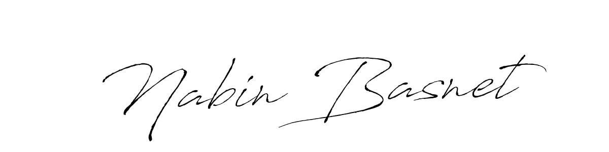 Design your own signature with our free online signature maker. With this signature software, you can create a handwritten (Antro_Vectra) signature for name Nabin Basnet. Nabin Basnet signature style 6 images and pictures png
