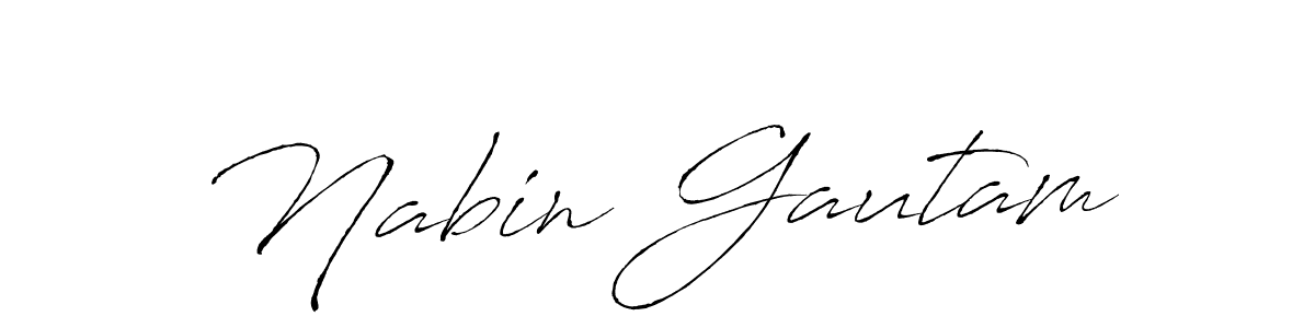 Antro_Vectra is a professional signature style that is perfect for those who want to add a touch of class to their signature. It is also a great choice for those who want to make their signature more unique. Get Nabin Gautam name to fancy signature for free. Nabin Gautam signature style 6 images and pictures png
