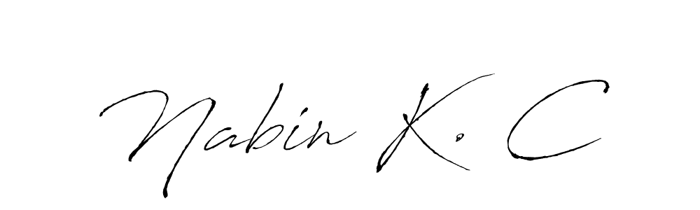 It looks lik you need a new signature style for name Nabin K. C. Design unique handwritten (Antro_Vectra) signature with our free signature maker in just a few clicks. Nabin K. C signature style 6 images and pictures png