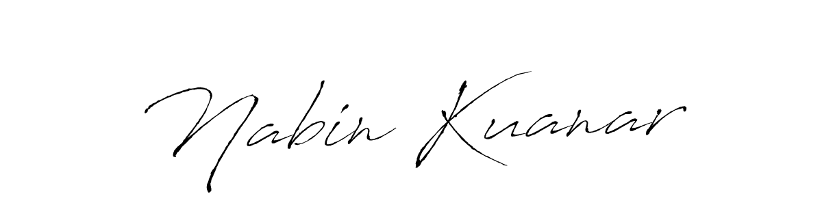 Use a signature maker to create a handwritten signature online. With this signature software, you can design (Antro_Vectra) your own signature for name Nabin Kuanar. Nabin Kuanar signature style 6 images and pictures png