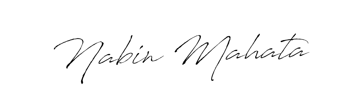 Also You can easily find your signature by using the search form. We will create Nabin Mahata name handwritten signature images for you free of cost using Antro_Vectra sign style. Nabin Mahata signature style 6 images and pictures png