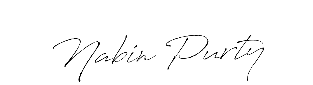 How to make Nabin Purty signature? Antro_Vectra is a professional autograph style. Create handwritten signature for Nabin Purty name. Nabin Purty signature style 6 images and pictures png