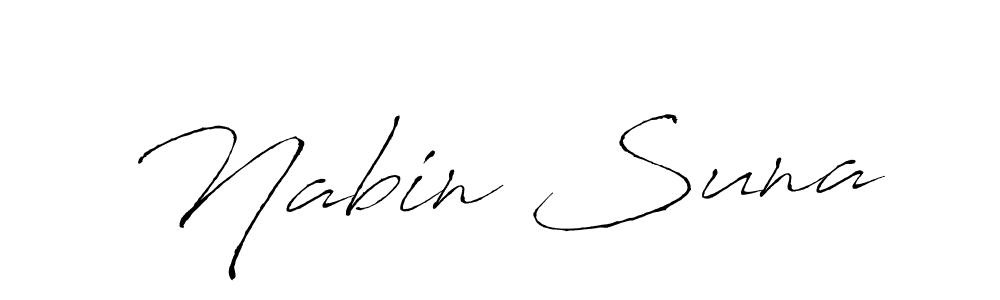 It looks lik you need a new signature style for name Nabin Suna. Design unique handwritten (Antro_Vectra) signature with our free signature maker in just a few clicks. Nabin Suna signature style 6 images and pictures png