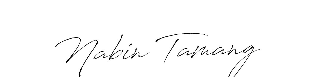 The best way (Antro_Vectra) to make a short signature is to pick only two or three words in your name. The name Nabin Tamang include a total of six letters. For converting this name. Nabin Tamang signature style 6 images and pictures png