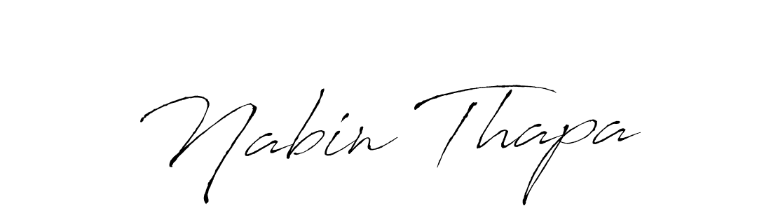 Nabin Thapa stylish signature style. Best Handwritten Sign (Antro_Vectra) for my name. Handwritten Signature Collection Ideas for my name Nabin Thapa. Nabin Thapa signature style 6 images and pictures png