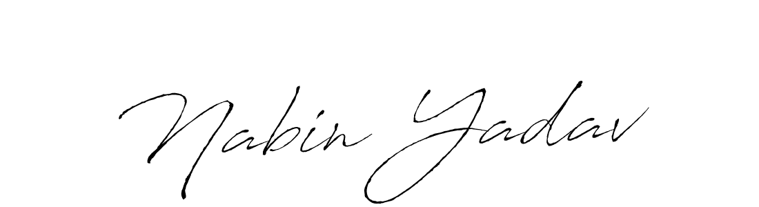 You can use this online signature creator to create a handwritten signature for the name Nabin Yadav. This is the best online autograph maker. Nabin Yadav signature style 6 images and pictures png