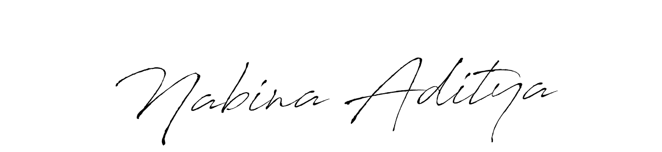 Also we have Nabina Aditya name is the best signature style. Create professional handwritten signature collection using Antro_Vectra autograph style. Nabina Aditya signature style 6 images and pictures png