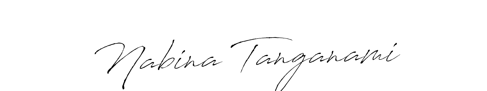 You should practise on your own different ways (Antro_Vectra) to write your name (Nabina Tanganami) in signature. don't let someone else do it for you. Nabina Tanganami signature style 6 images and pictures png