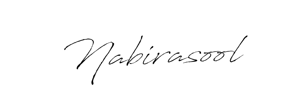Make a short Nabirasool signature style. Manage your documents anywhere anytime using Antro_Vectra. Create and add eSignatures, submit forms, share and send files easily. Nabirasool signature style 6 images and pictures png