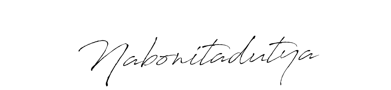 It looks lik you need a new signature style for name Nabonitadutya. Design unique handwritten (Antro_Vectra) signature with our free signature maker in just a few clicks. Nabonitadutya signature style 6 images and pictures png