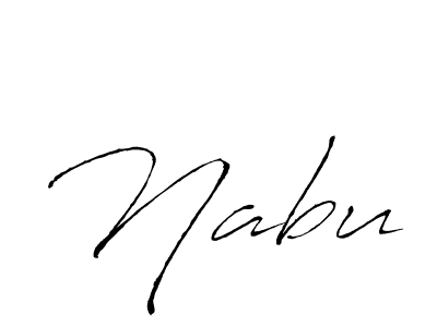 How to make Nabu name signature. Use Antro_Vectra style for creating short signs online. This is the latest handwritten sign. Nabu signature style 6 images and pictures png