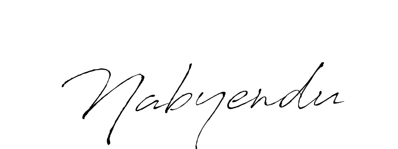 Antro_Vectra is a professional signature style that is perfect for those who want to add a touch of class to their signature. It is also a great choice for those who want to make their signature more unique. Get Nabyendu name to fancy signature for free. Nabyendu signature style 6 images and pictures png