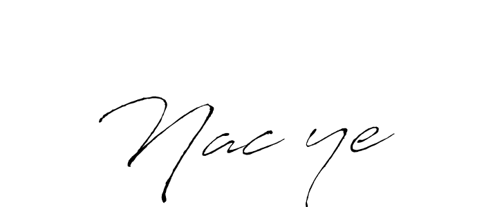 Use a signature maker to create a handwritten signature online. With this signature software, you can design (Antro_Vectra) your own signature for name Nacİye. Nacİye signature style 6 images and pictures png