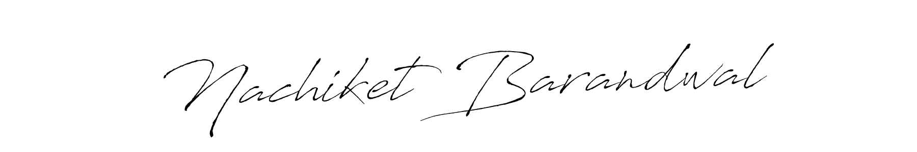 How to make Nachiket Barandwal name signature. Use Antro_Vectra style for creating short signs online. This is the latest handwritten sign. Nachiket Barandwal signature style 6 images and pictures png