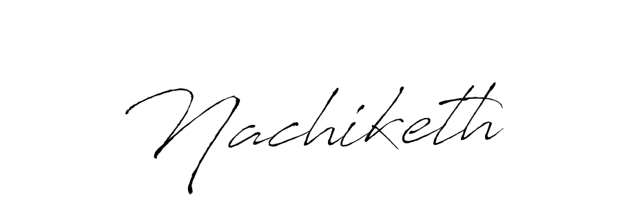 Design your own signature with our free online signature maker. With this signature software, you can create a handwritten (Antro_Vectra) signature for name Nachiketh. Nachiketh signature style 6 images and pictures png