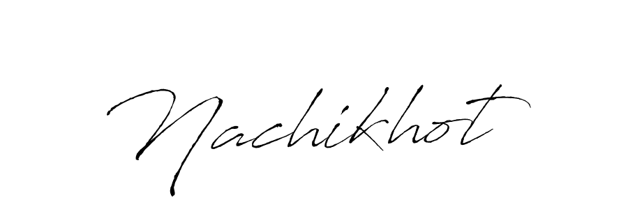 Make a beautiful signature design for name Nachikhot. With this signature (Antro_Vectra) style, you can create a handwritten signature for free. Nachikhot signature style 6 images and pictures png