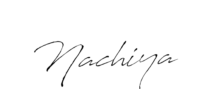 if you are searching for the best signature style for your name Nachiya. so please give up your signature search. here we have designed multiple signature styles  using Antro_Vectra. Nachiya signature style 6 images and pictures png