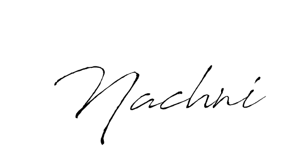 You should practise on your own different ways (Antro_Vectra) to write your name (Nachni) in signature. don't let someone else do it for you. Nachni signature style 6 images and pictures png