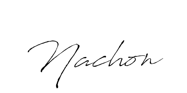 Similarly Antro_Vectra is the best handwritten signature design. Signature creator online .You can use it as an online autograph creator for name Nachon. Nachon signature style 6 images and pictures png