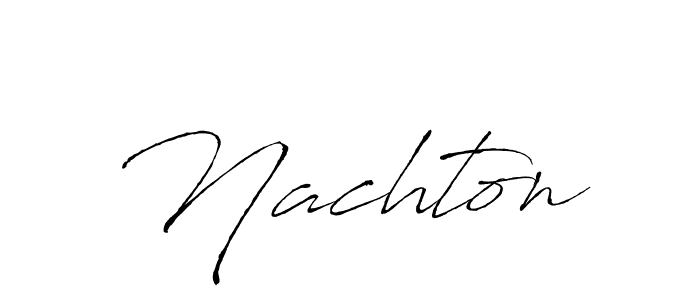 How to Draw Nachton signature style? Antro_Vectra is a latest design signature styles for name Nachton. Nachton signature style 6 images and pictures png