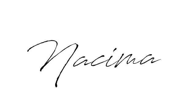 Best and Professional Signature Style for Nacima. Antro_Vectra Best Signature Style Collection. Nacima signature style 6 images and pictures png